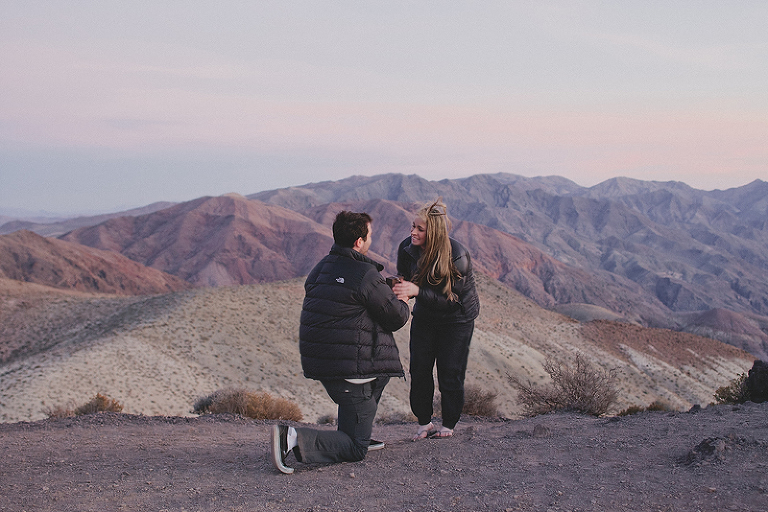 real life wedding proposal death valley national park