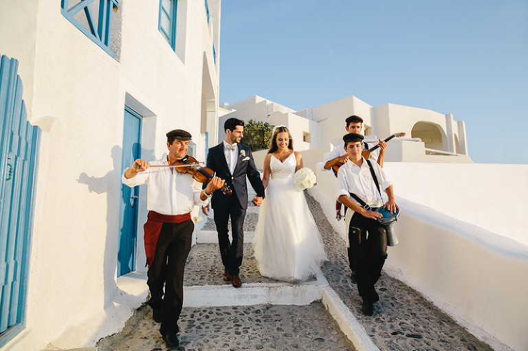 traditional wedding music santorini